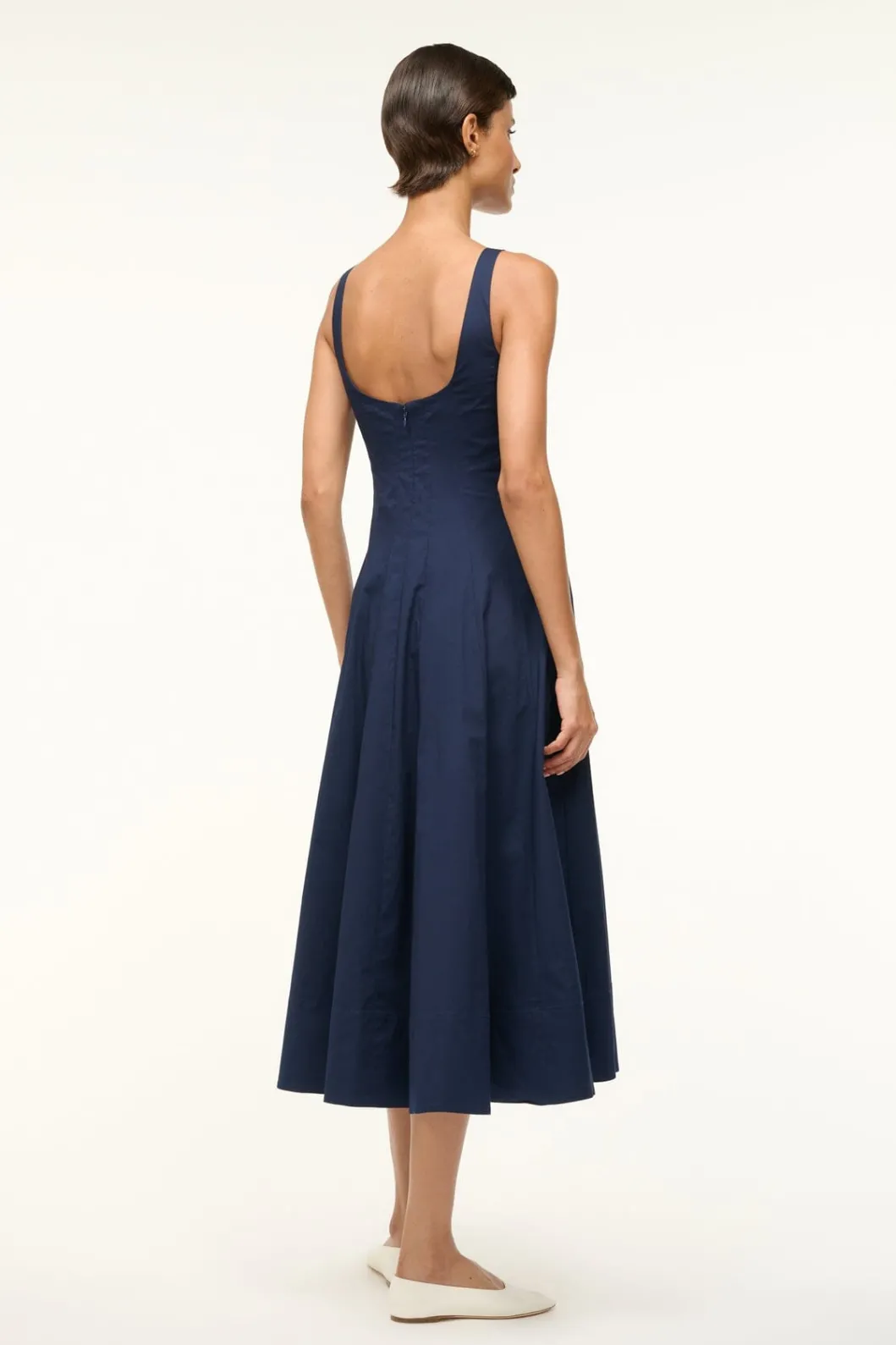 STAUD | WELLS DRESS< Midi Dresses | Dresses