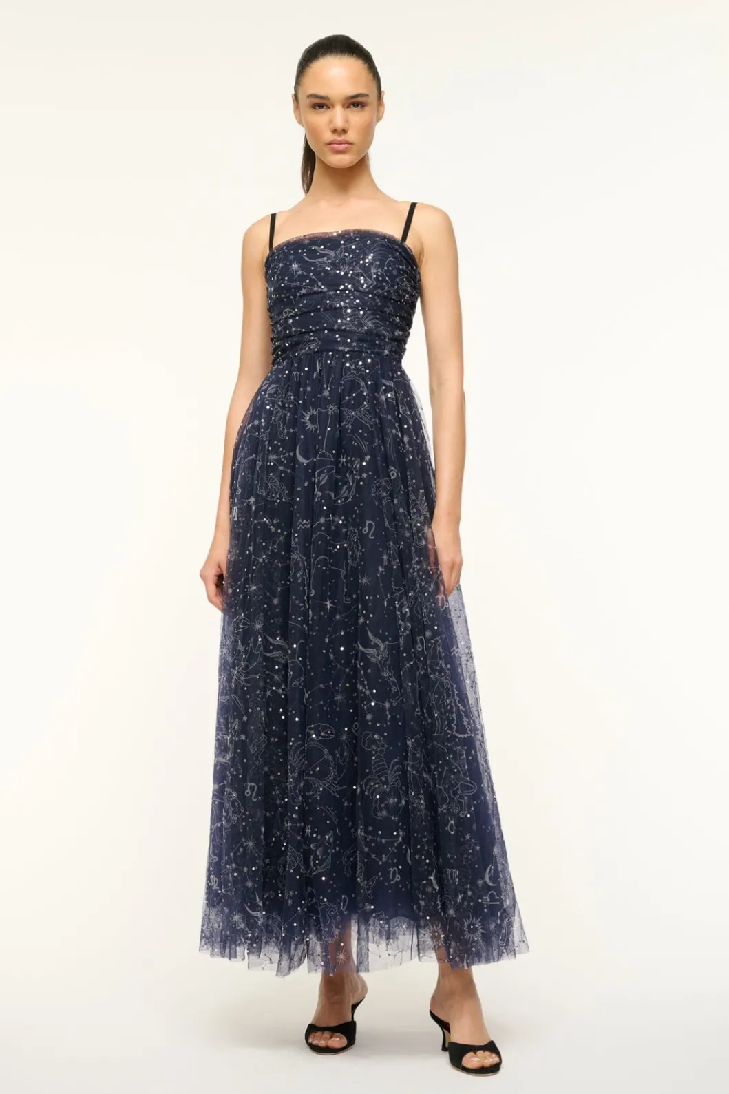 STAUD BETTINA DRESS ZODIAC CONSTELLATION< The Evening Edit | Maxi Dresses