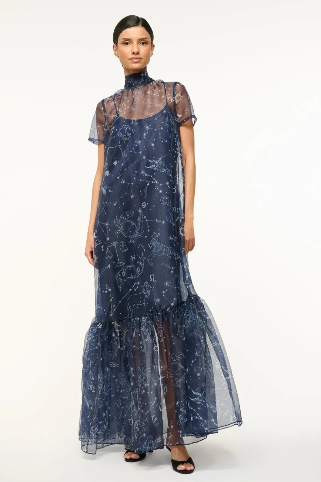 STAUD CALLUNA DRESS ZODIAC CONSTELLATION< The Evening Edit | Maxi Dresses