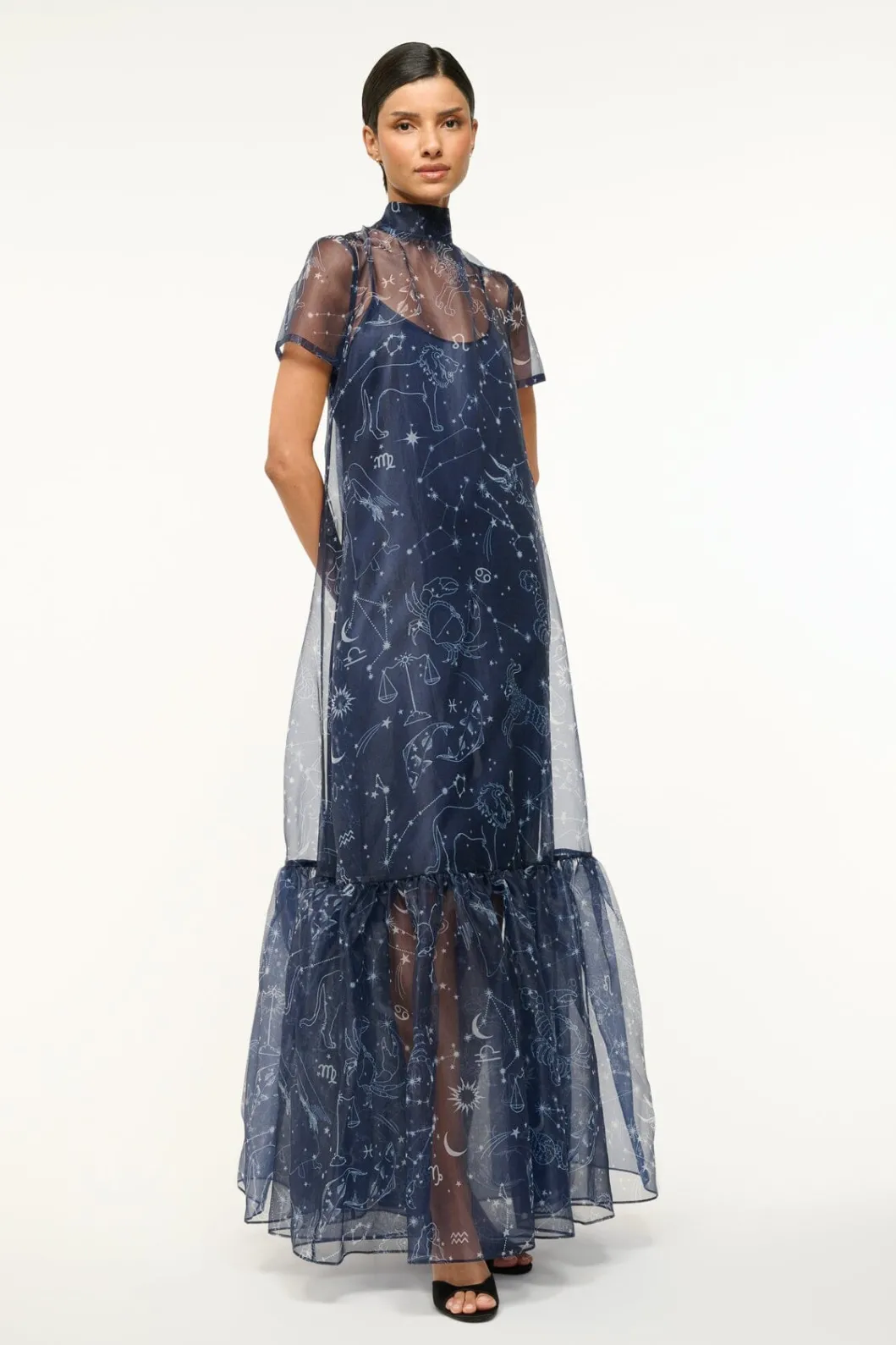 STAUD CALLUNA DRESS ZODIAC CONSTELLATION< The Evening Edit | Maxi Dresses