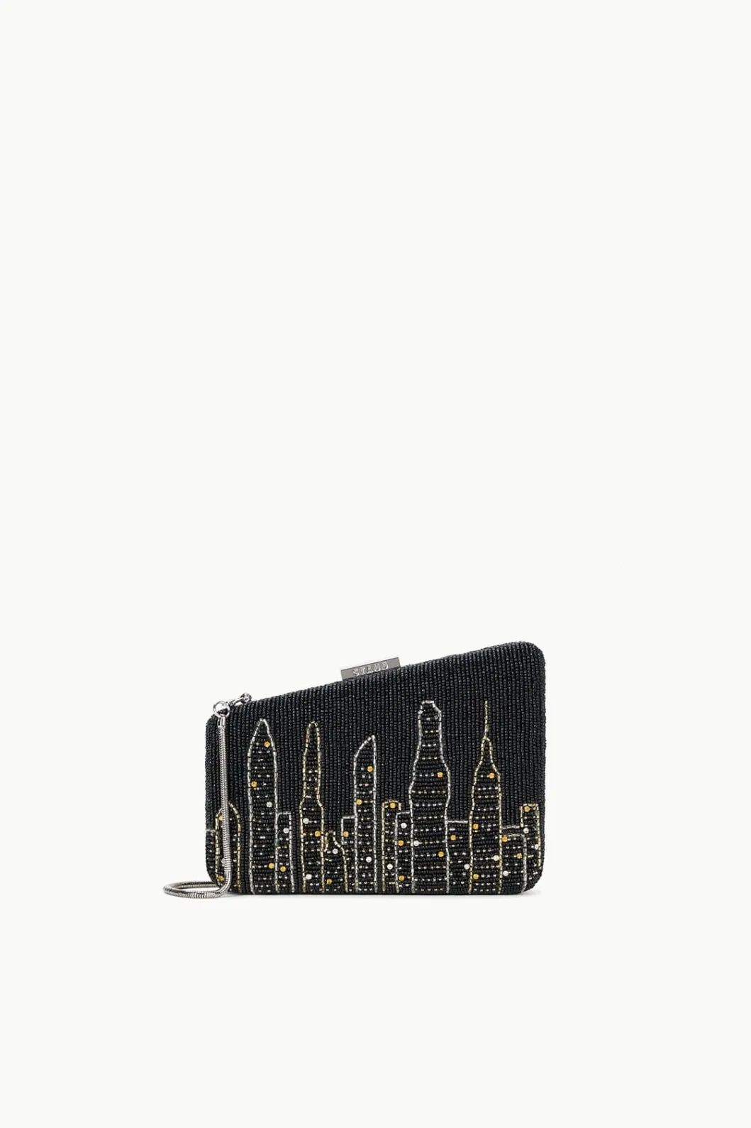 STAUD CARMELLA BEADED CLUTCH NYC SKYLINE< The Evening Edit | Clutches & Handhelds