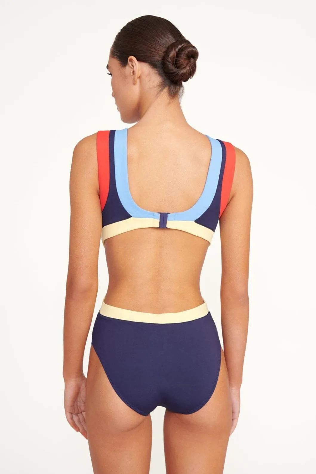 STAUD DOLCE ONE PIECE NAVY COLORBLOCK 1< Swim | One Pieces