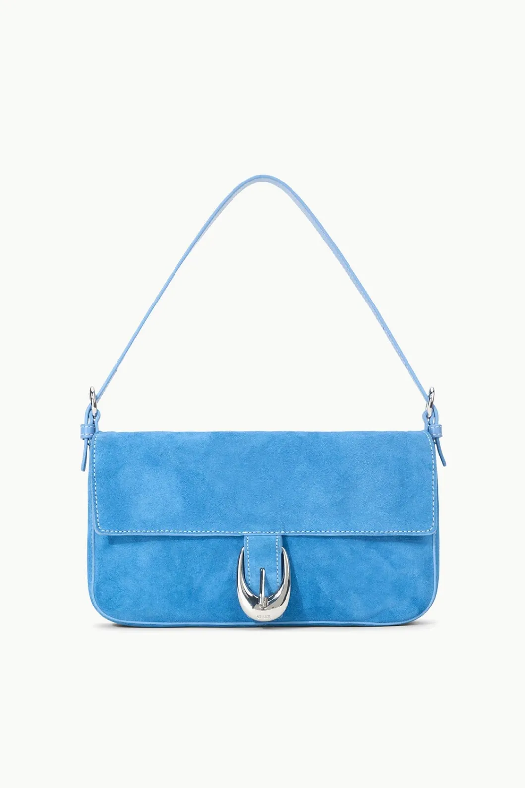 STAUD HARLOW BAG BLUE< Shoulder