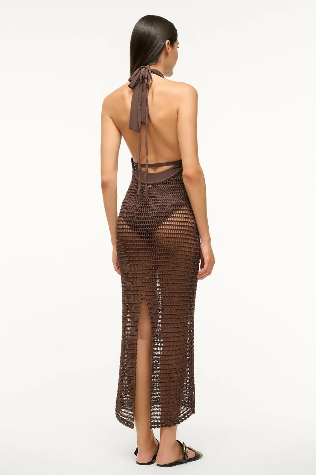 STAUD JANE DRESS DARK CHOCOLATE< Swim | Cover-ups