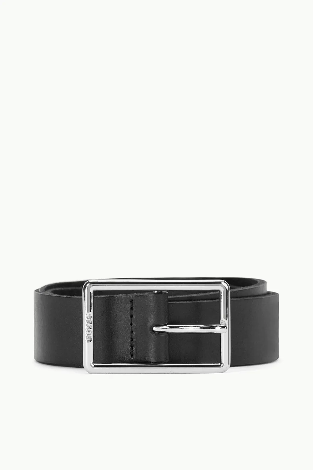 STAUD JEANS BELT - BLACK SILVER< Accessories