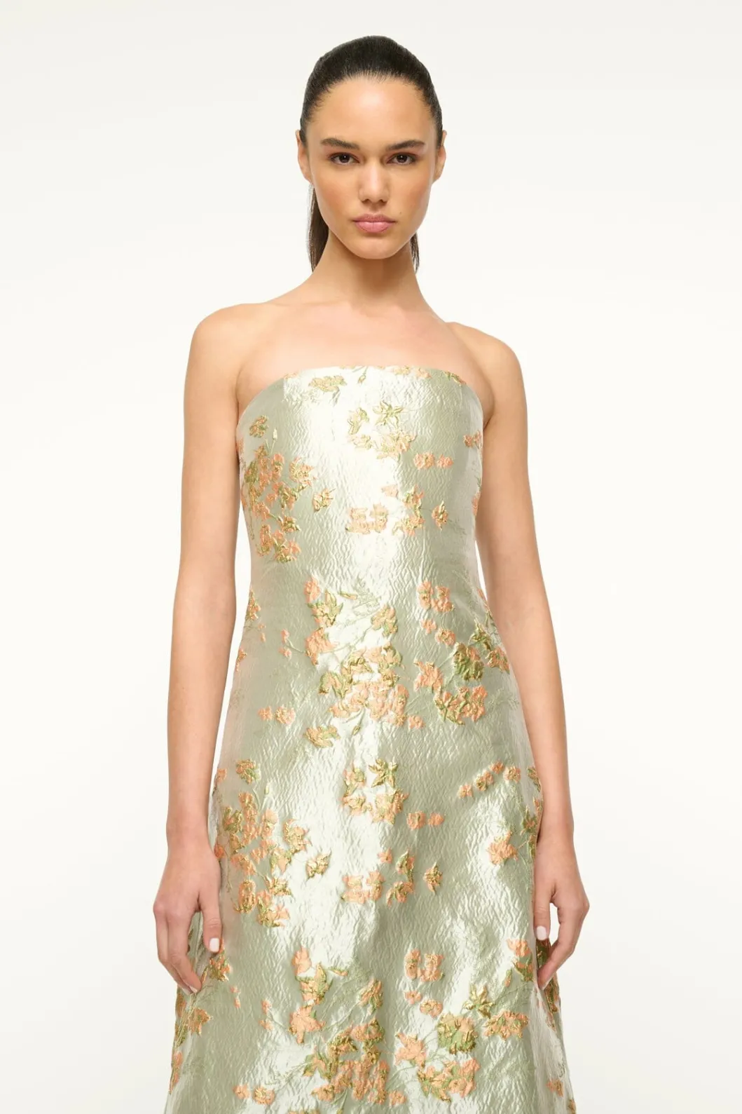 STAUD KENNEDY DRESS METALLIC BLOOM< Dresses | The Evening Edit