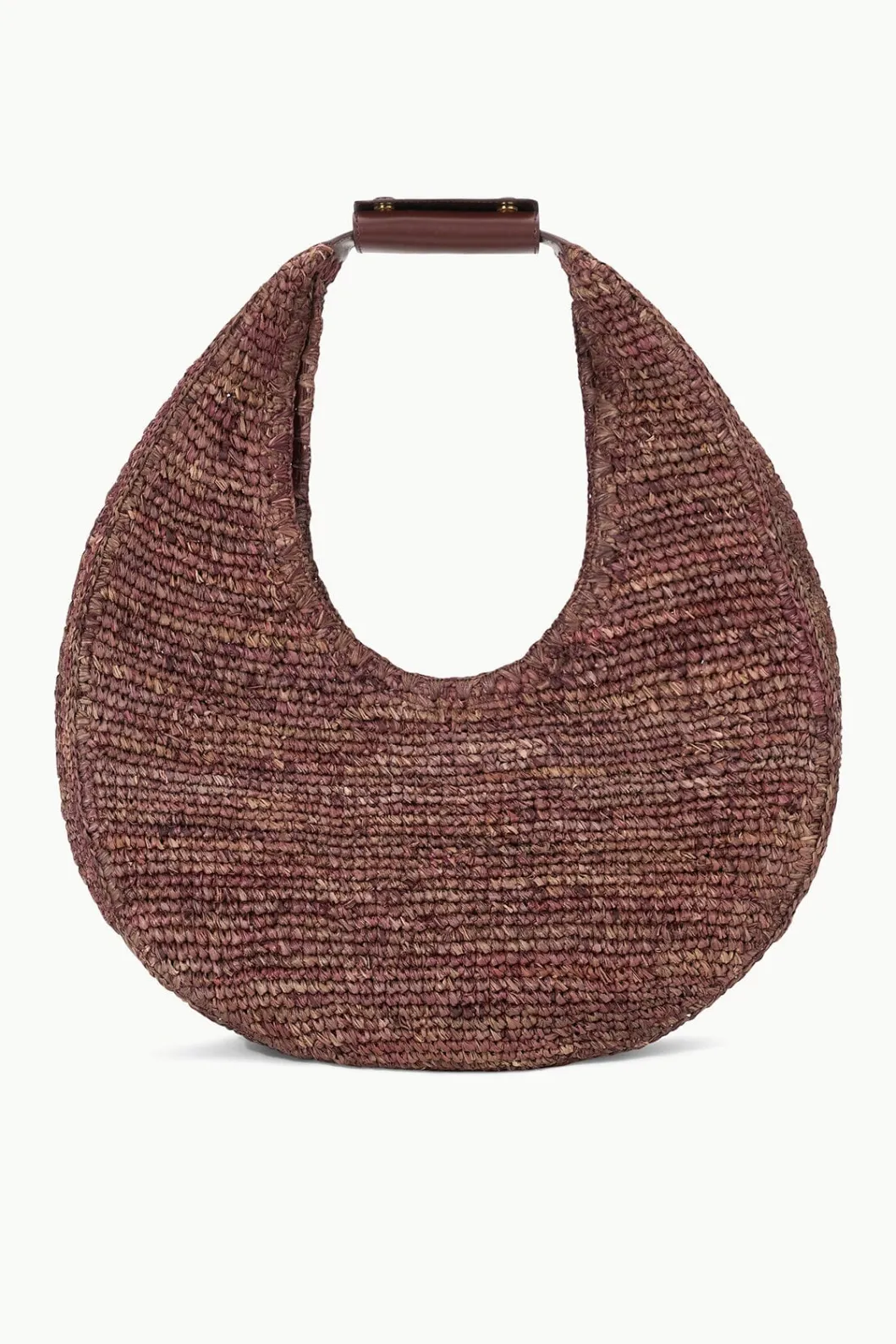 STAUD LARGE RAFFIA MOON TOTE BAG< Swim | Totes