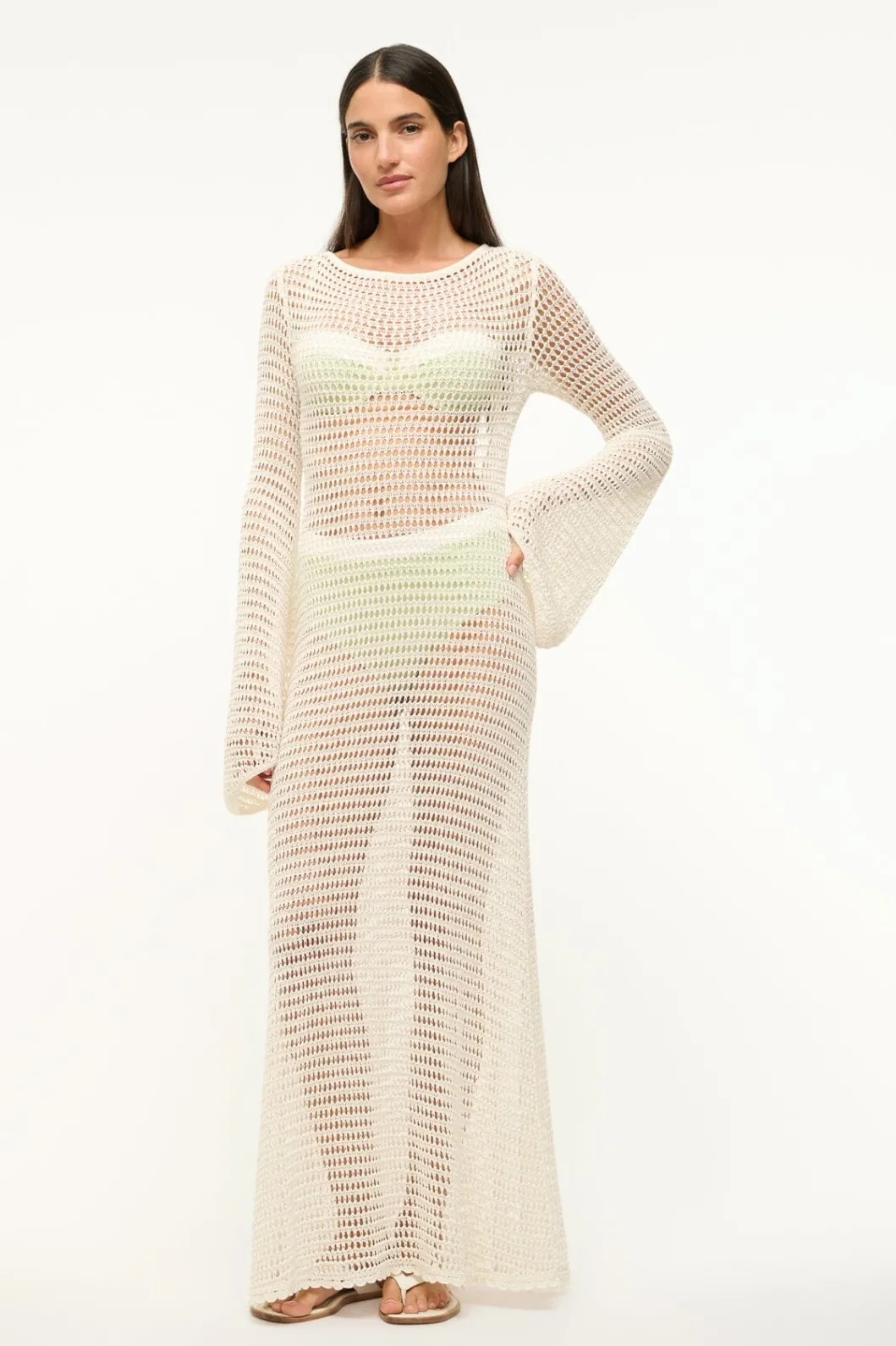 STAUD LORENA DRESS< Swim | Cover-ups