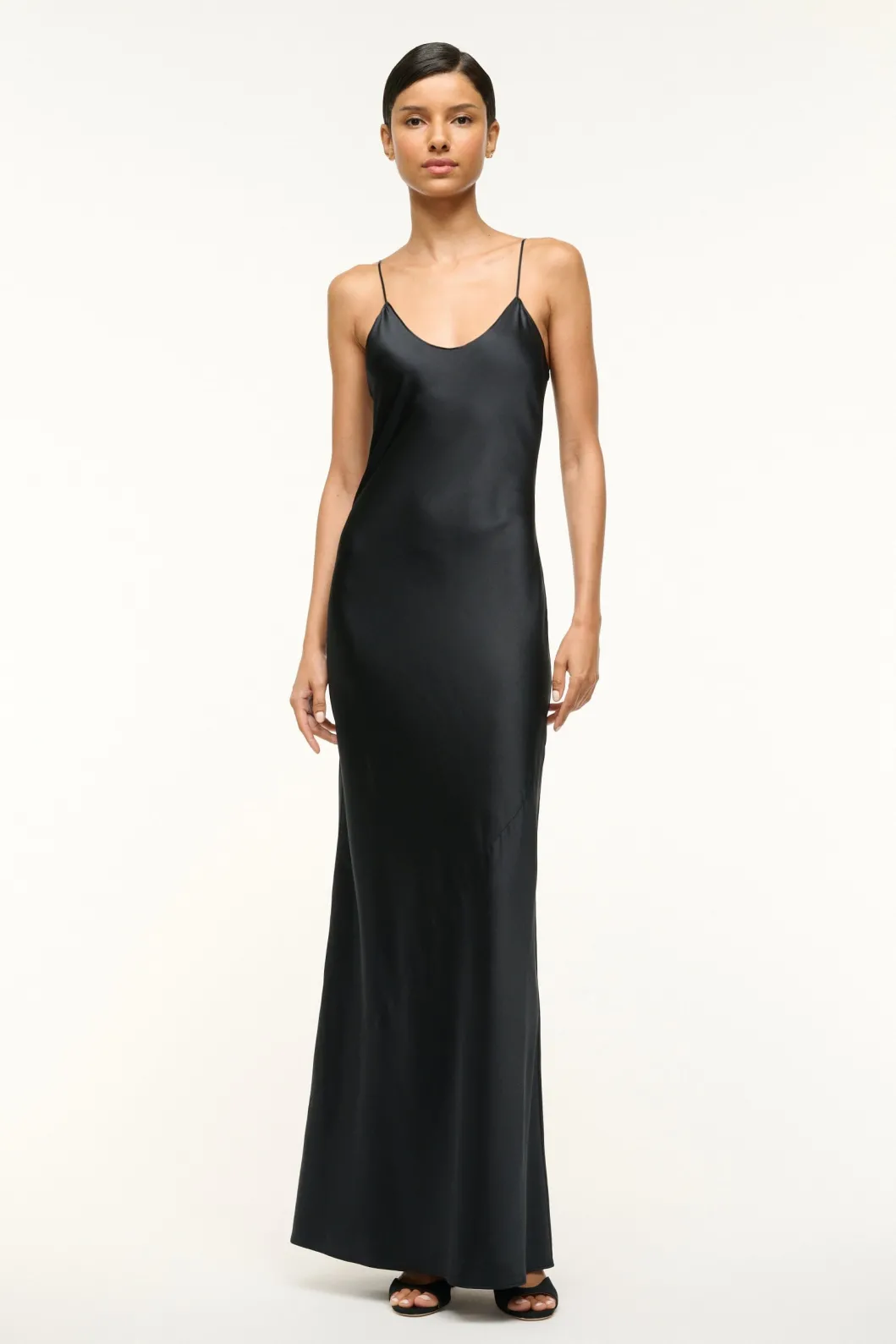 STAUD MILNER SILK SLIP DRESS< Maxi Dresses | Dresses