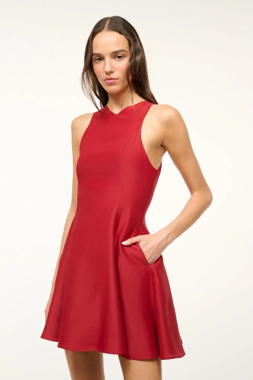 STAUD MINI HEIKE DRESS< The Evening Edit