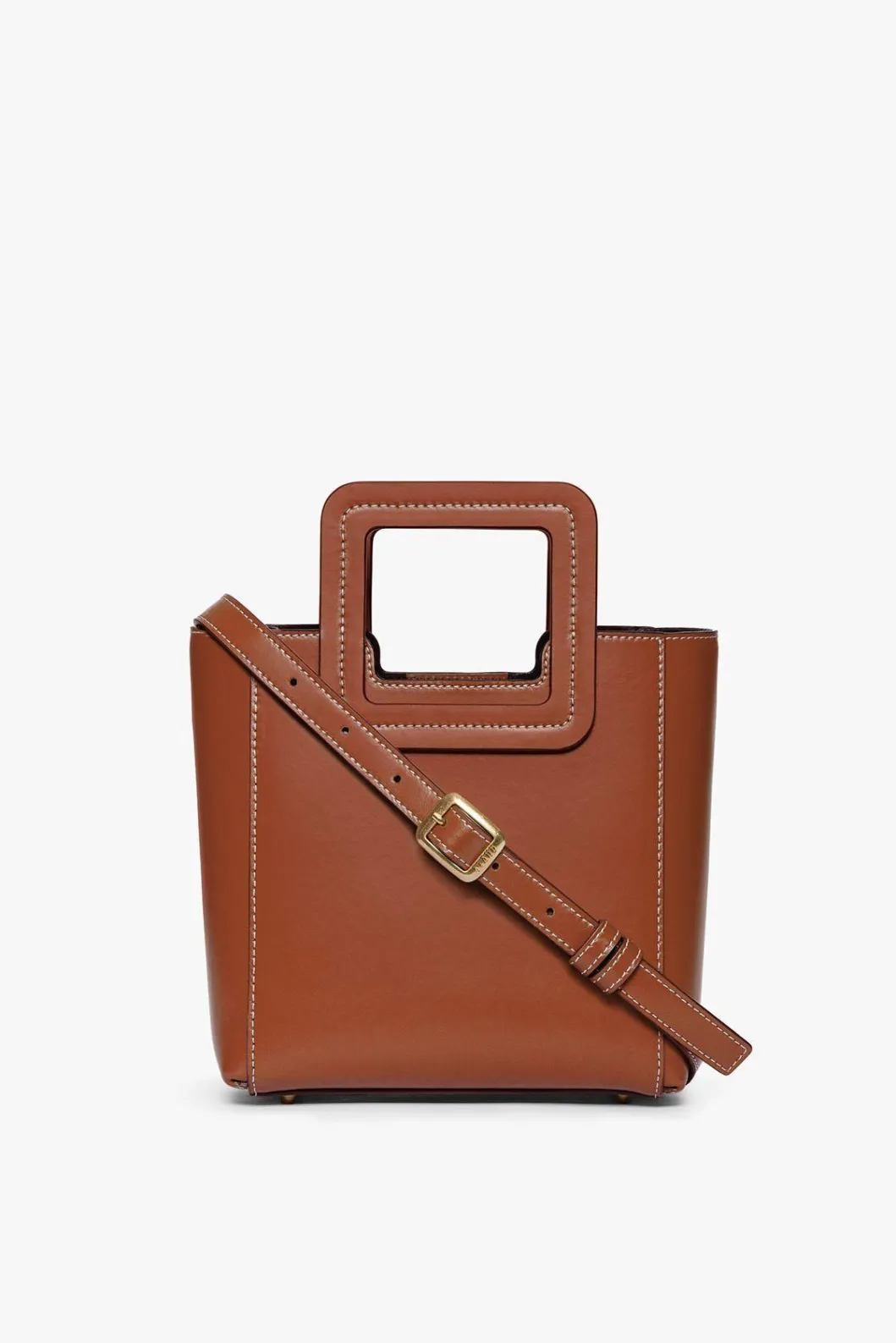 STAUD MINI SHIRLEY LEATHER BAG | < Totes | Crossbody