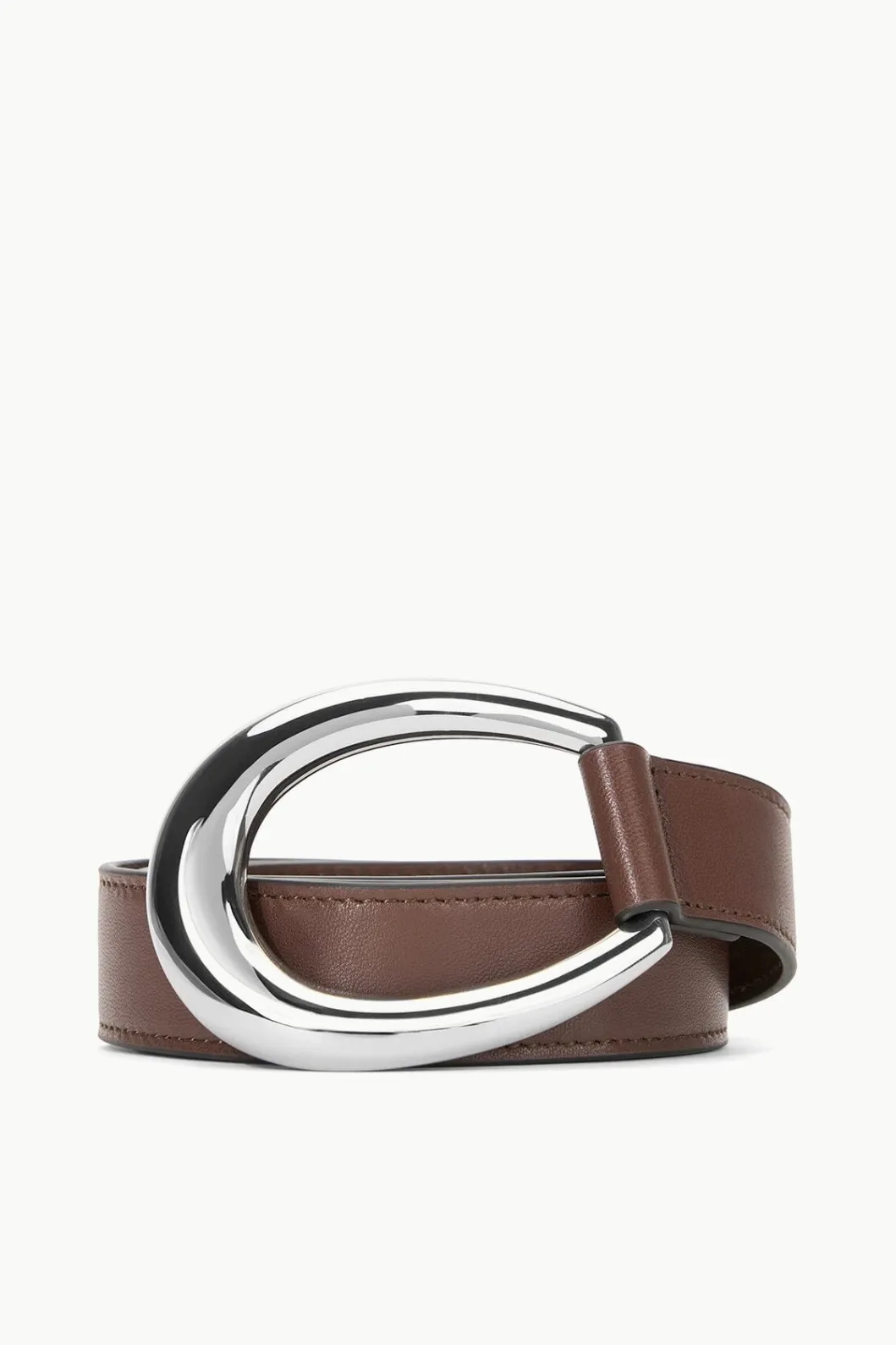 STAUD 30MM WRAP BELT MAHOGANY SILVER< Accessories