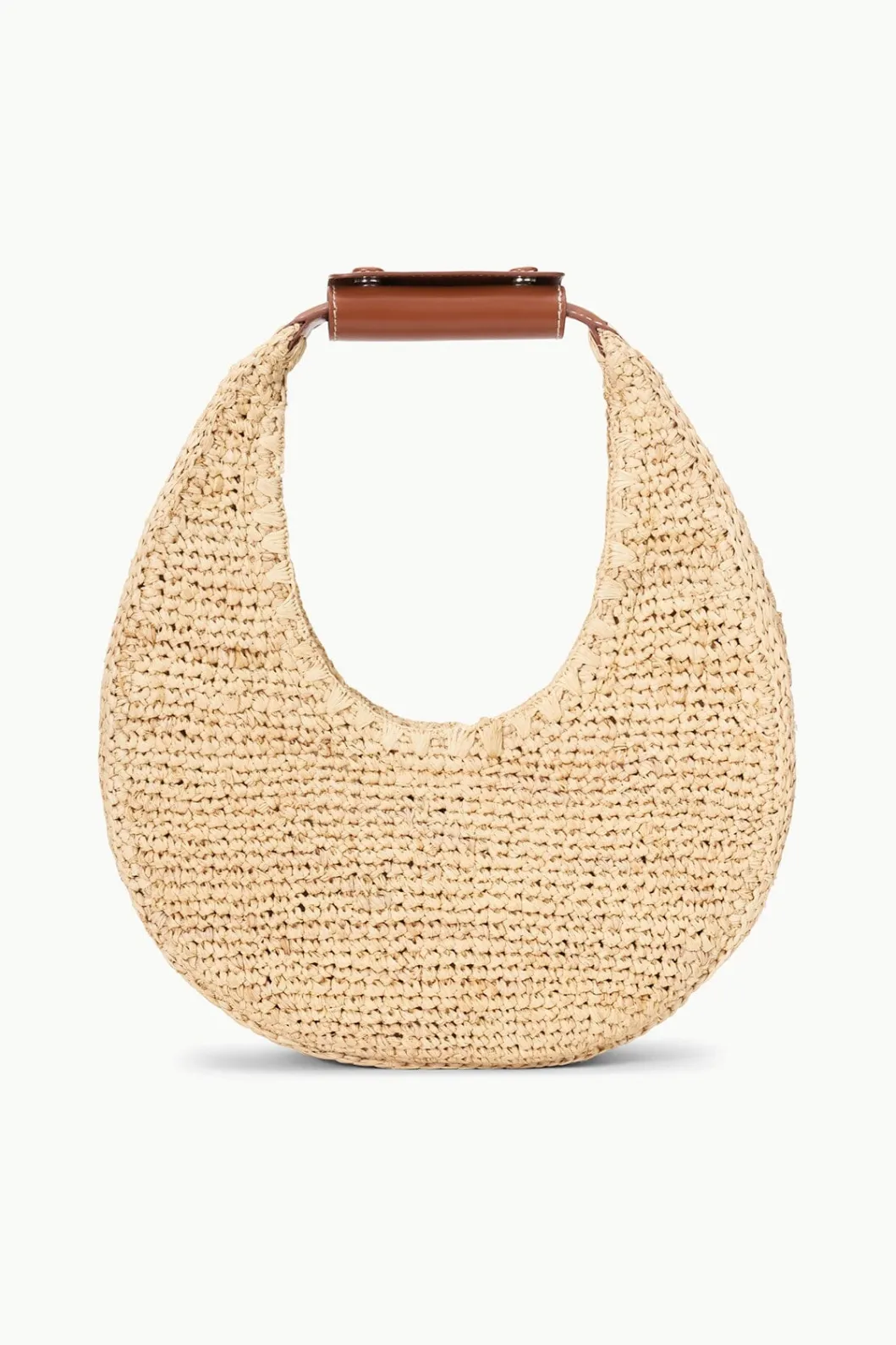 STAUD MOON RAFFIA BAG NATURAL TAN< Swim | Shoulder