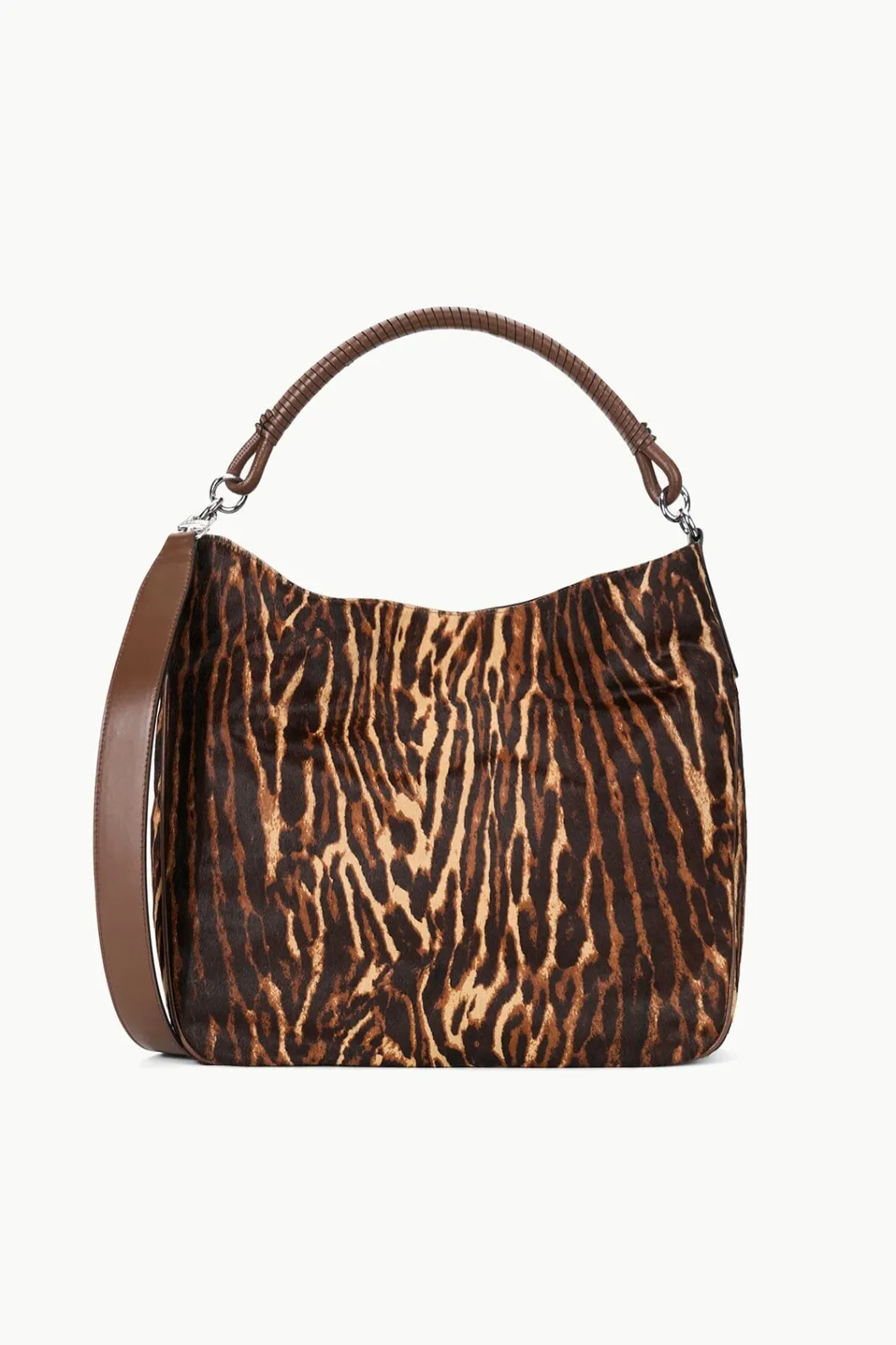 STAUD PERRY HOBO LADY LEOPARD CACAO< Totes | Carryalls