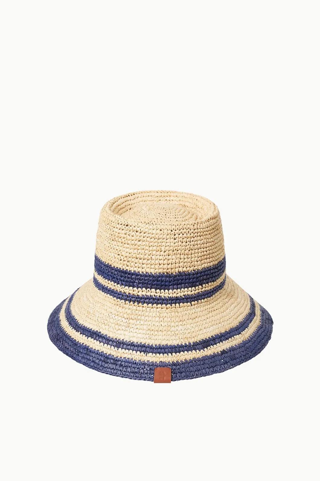 STAUD RITA BUCKET HAT NATURAL NAVY< Swim | Accessories