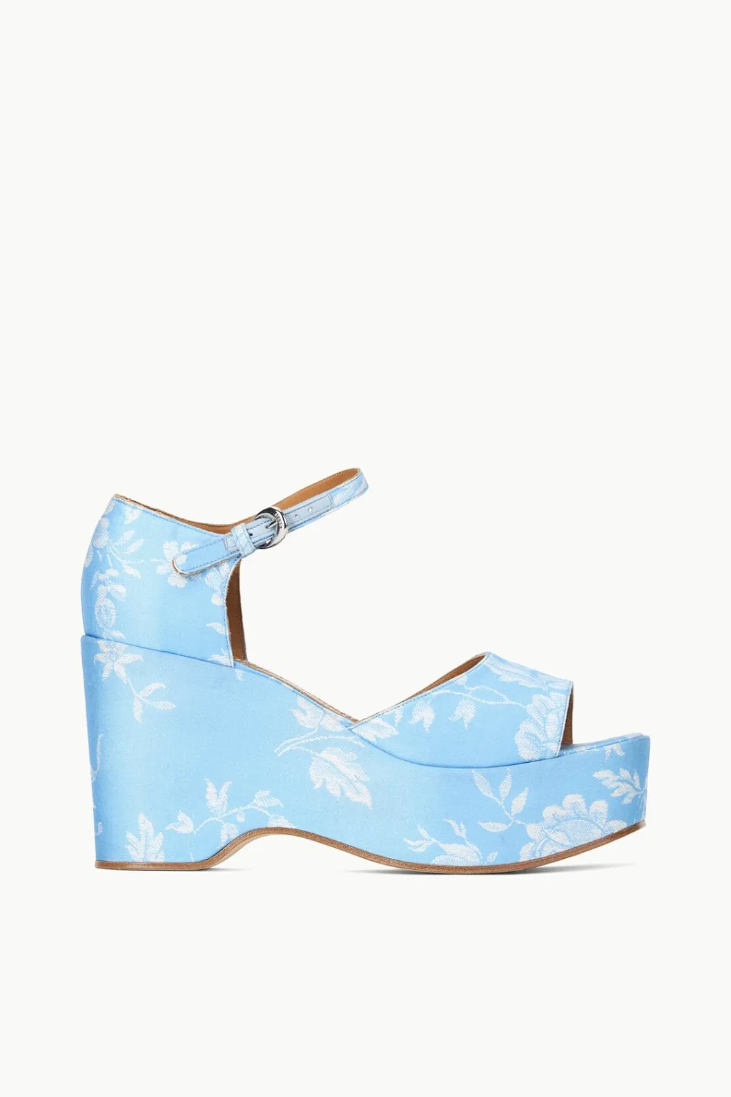 STAUD STELLA PLATFORM SANDAL BLUE ROSE< Platforms & Wedges