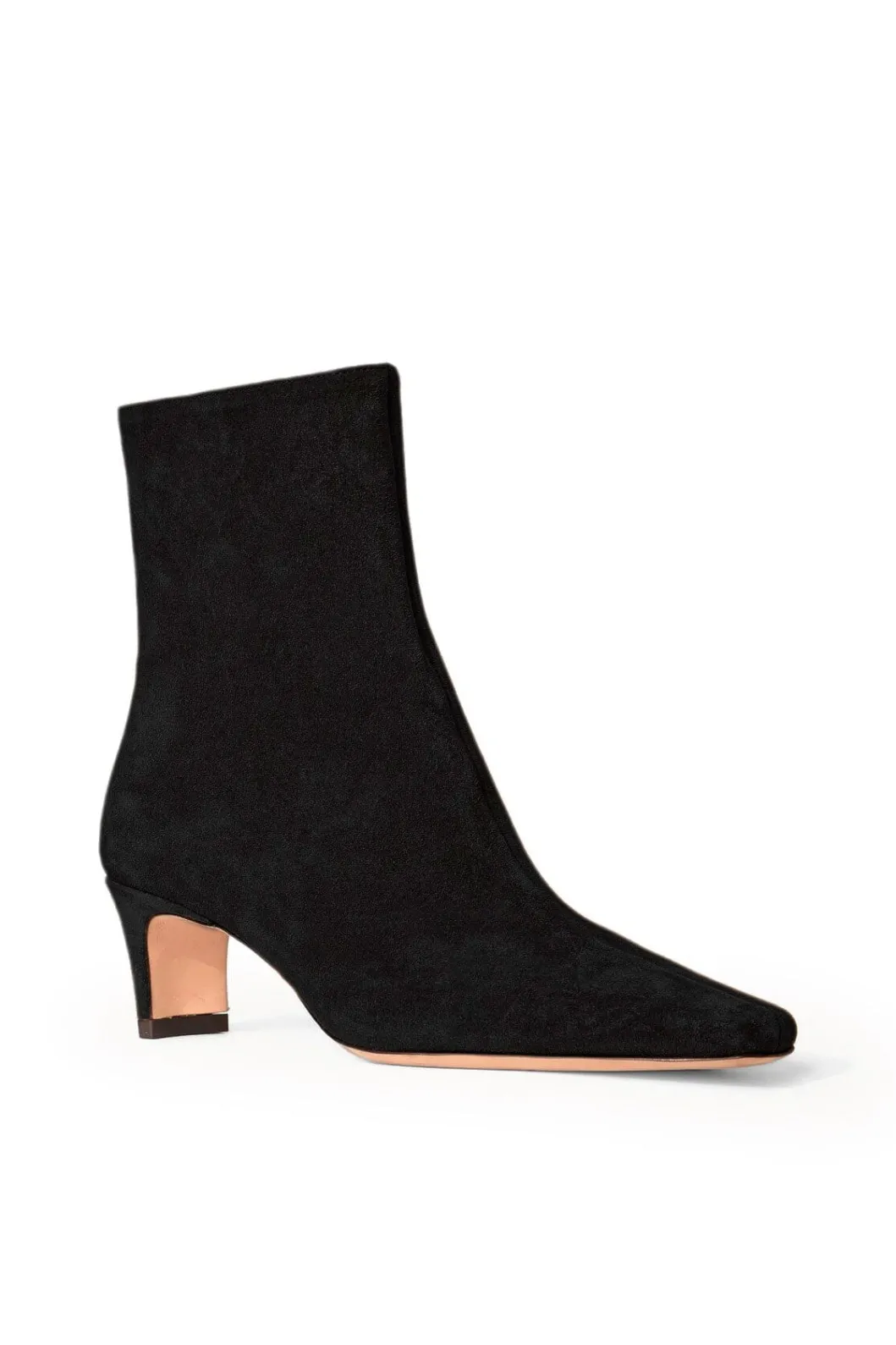 STAUD WALLY ANKLE BOOT BLACK SUEDE< Boots