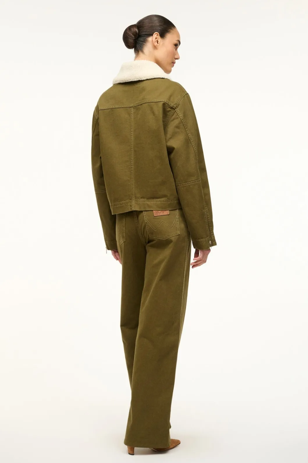 STAUD WRANGLER THE MINIMAL JACKET SERGEANT GREEN< Outerwear & Jackets