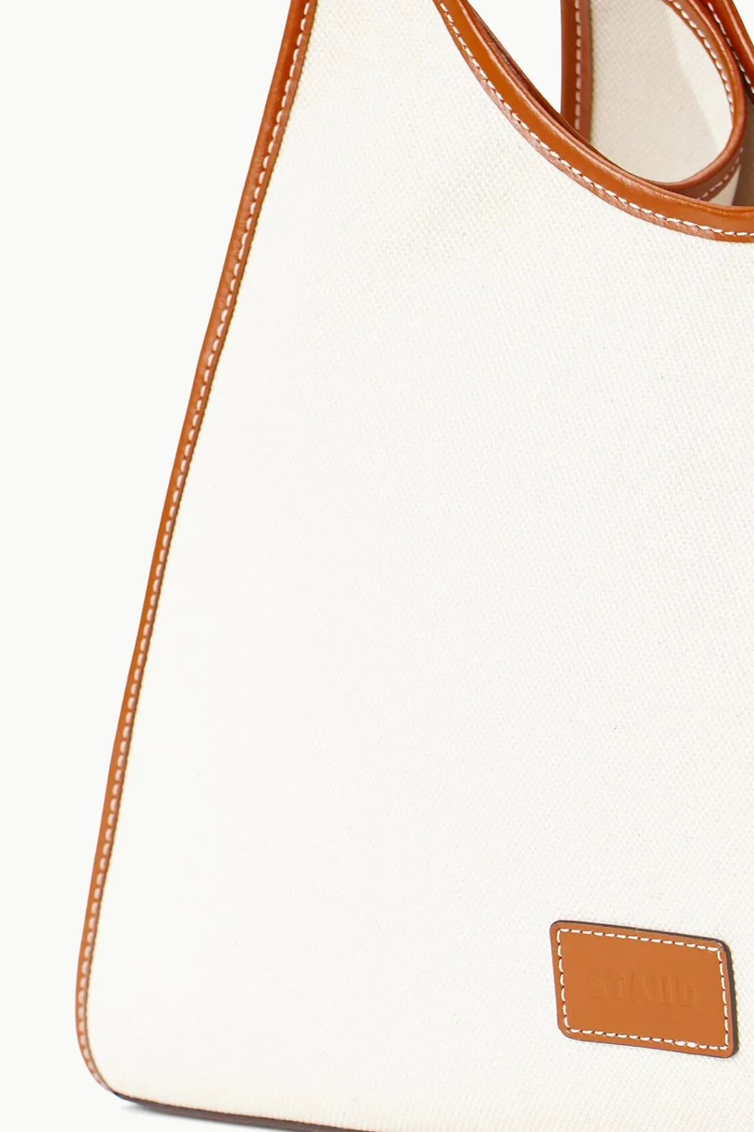 STAUD x C.BONZ CUSTOM SOFT REY TOTE BAG | CREAM TAN< Custom Handbags